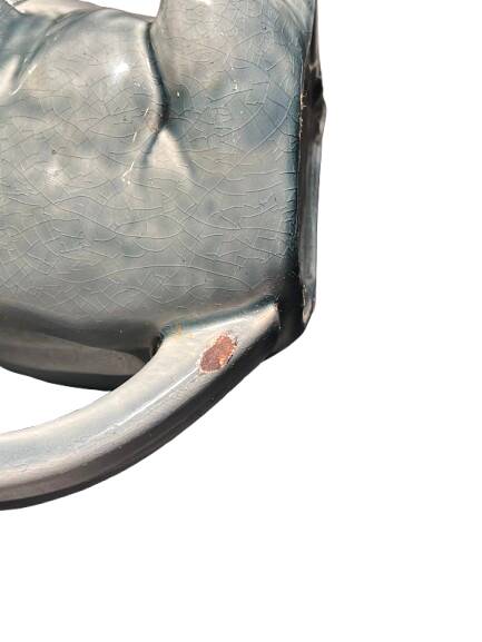 Ceramic jug in the shape of an elephant.