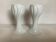 Pair of candlesticks with tulip flowers KPM Bavaria Germany
