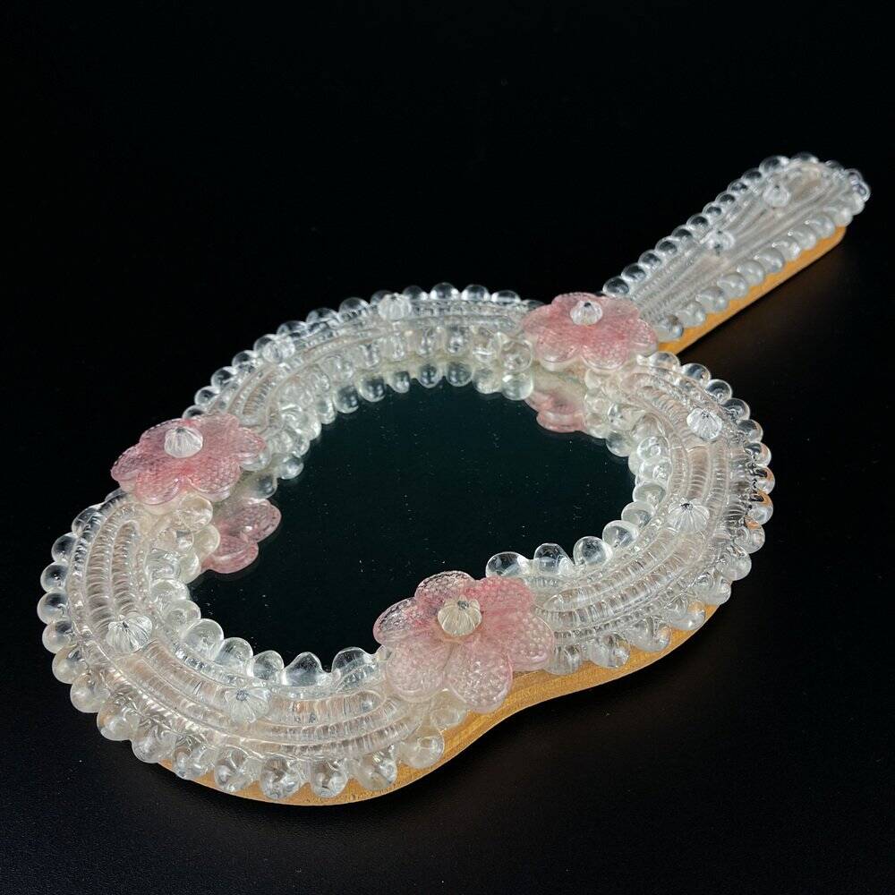 Murano glass mirror, Italy, 1950s