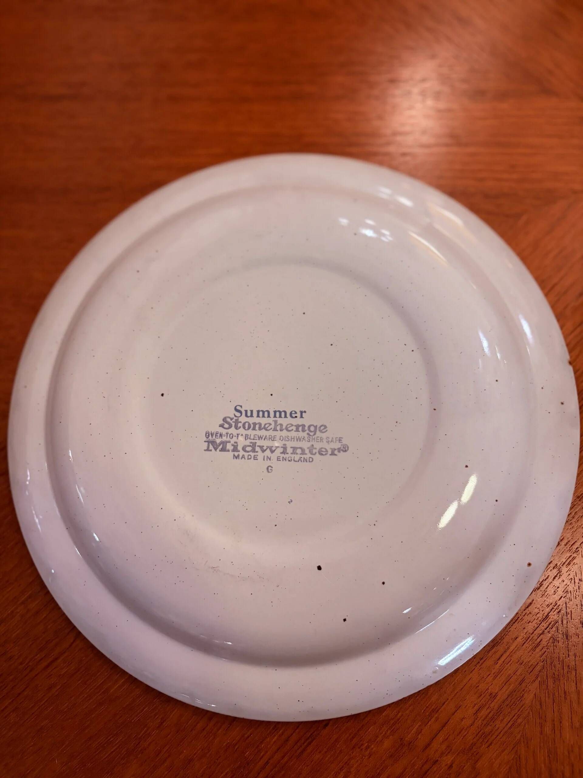 Set of vintage English tableware Summer by 'Midwinter'