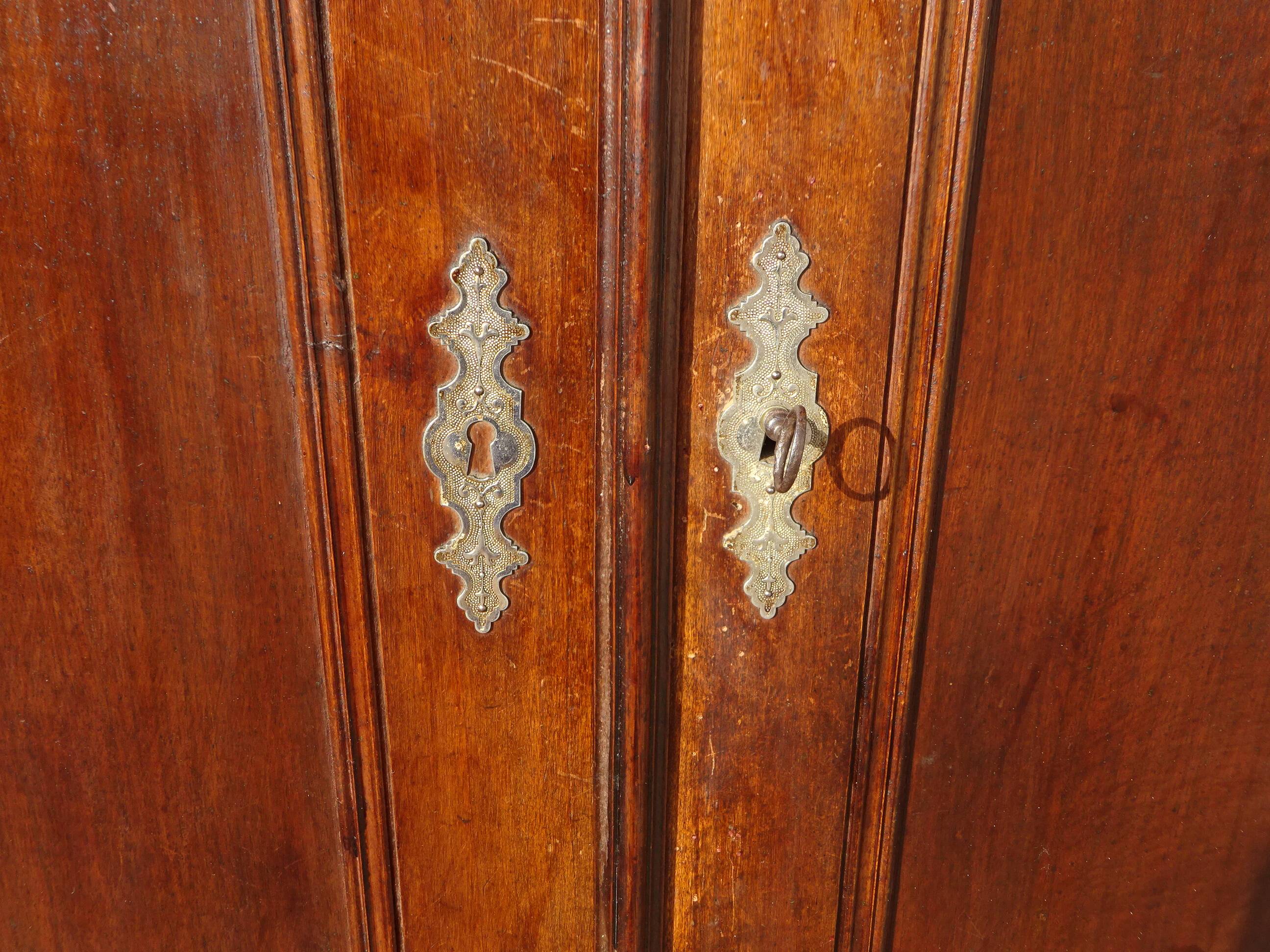 Louis Philippe style walnut wardrobe