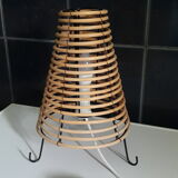 Rattan table lamp