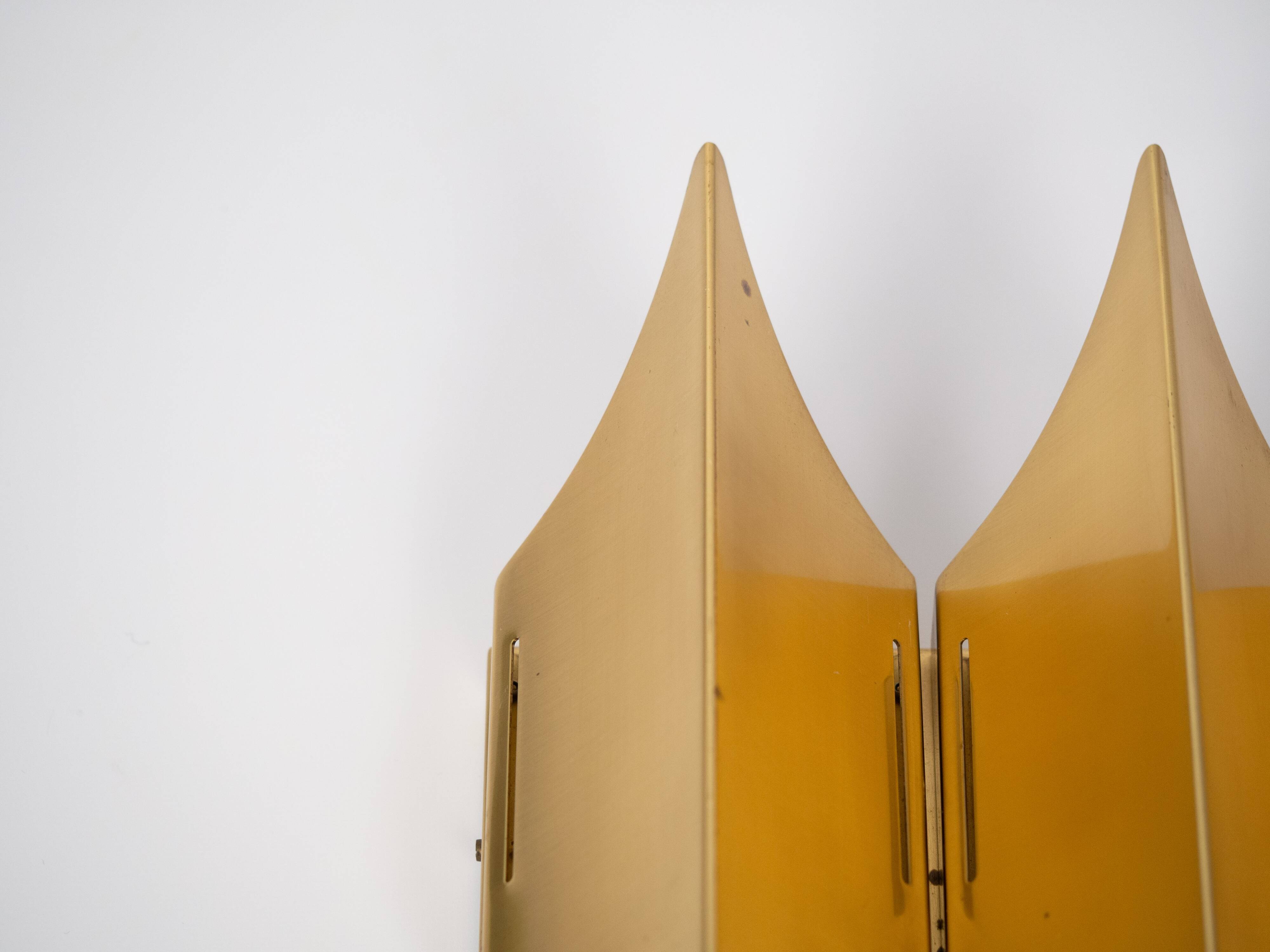 Paire de 2 appliques danoises Gothic 3 par Bent Karlby, Lyfa, années 1960