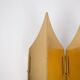 Pair of 2 Danish Gothic 3 wall lights by Bent Karlby, Lyfa, 1960s.