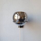 Vintage chrome wall applique 1970