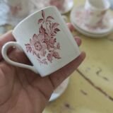 Vintage Coffee Set - 6 Cups and 6 Saucers - Crown Devon Brand