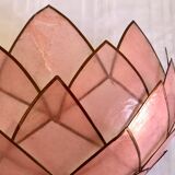 Mother-of-pearl lotus wall lamps