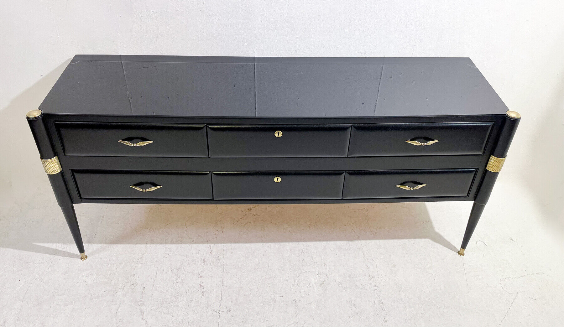 Mid-Century Modern Italian Wooden Sideboard, 1960s
