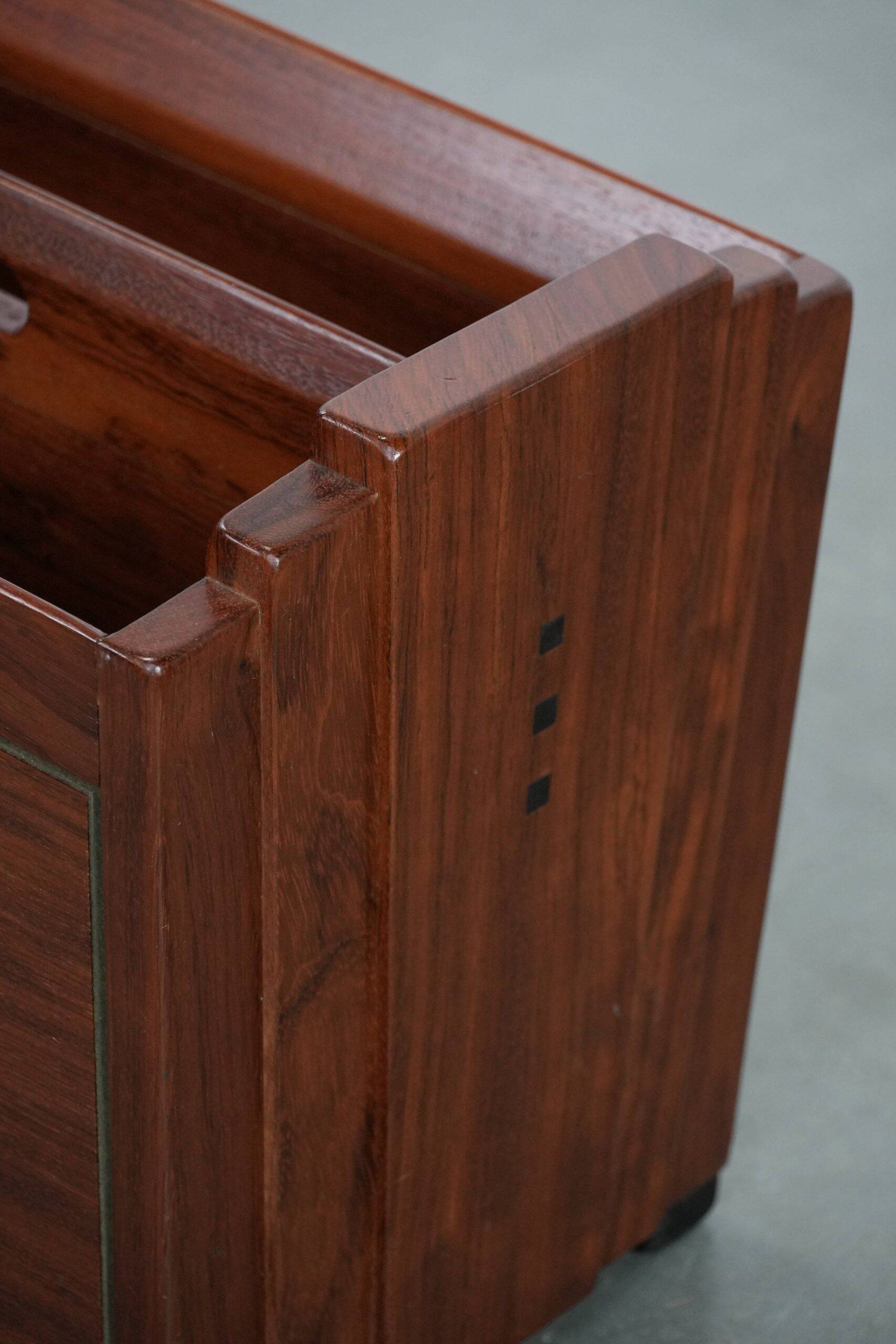 Luxury and beautiful Art Deco magazine rack