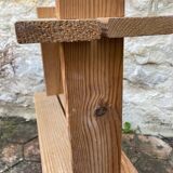 Vintage pine wall shelf