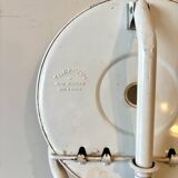 TUBECON tripod folding stool in white metal