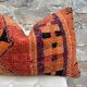 Housse de coussin berbère vintage en laine, coussin décoratif