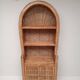Vintage Rattan Bookcase