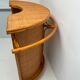 Rattan and bamboo bar and 3 stools from the 60s