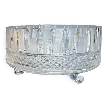 Coupe art déco en cristal taillé