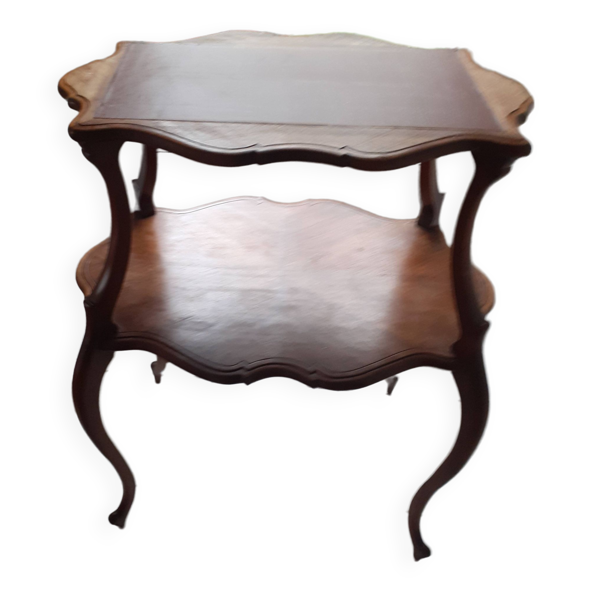 Antique tea table. 2 tops.