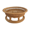 Canning basket and 70s rattan