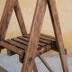 Vintage wooden stepladder