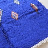 Blue Moroccan Rug - 295 x 206 cm
