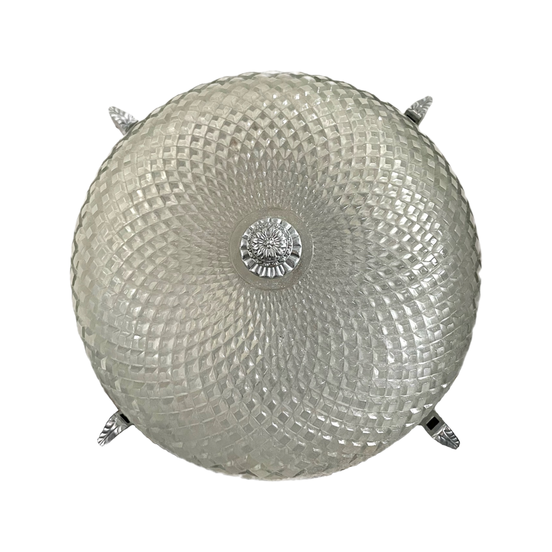 Chiseled glass ceiling lamp