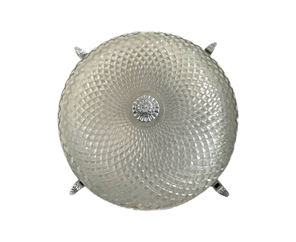 Chiseled glass ceiling lamp