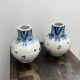 Pair of antique DELF vases