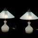 Murano Glass Table lamps Set of 2