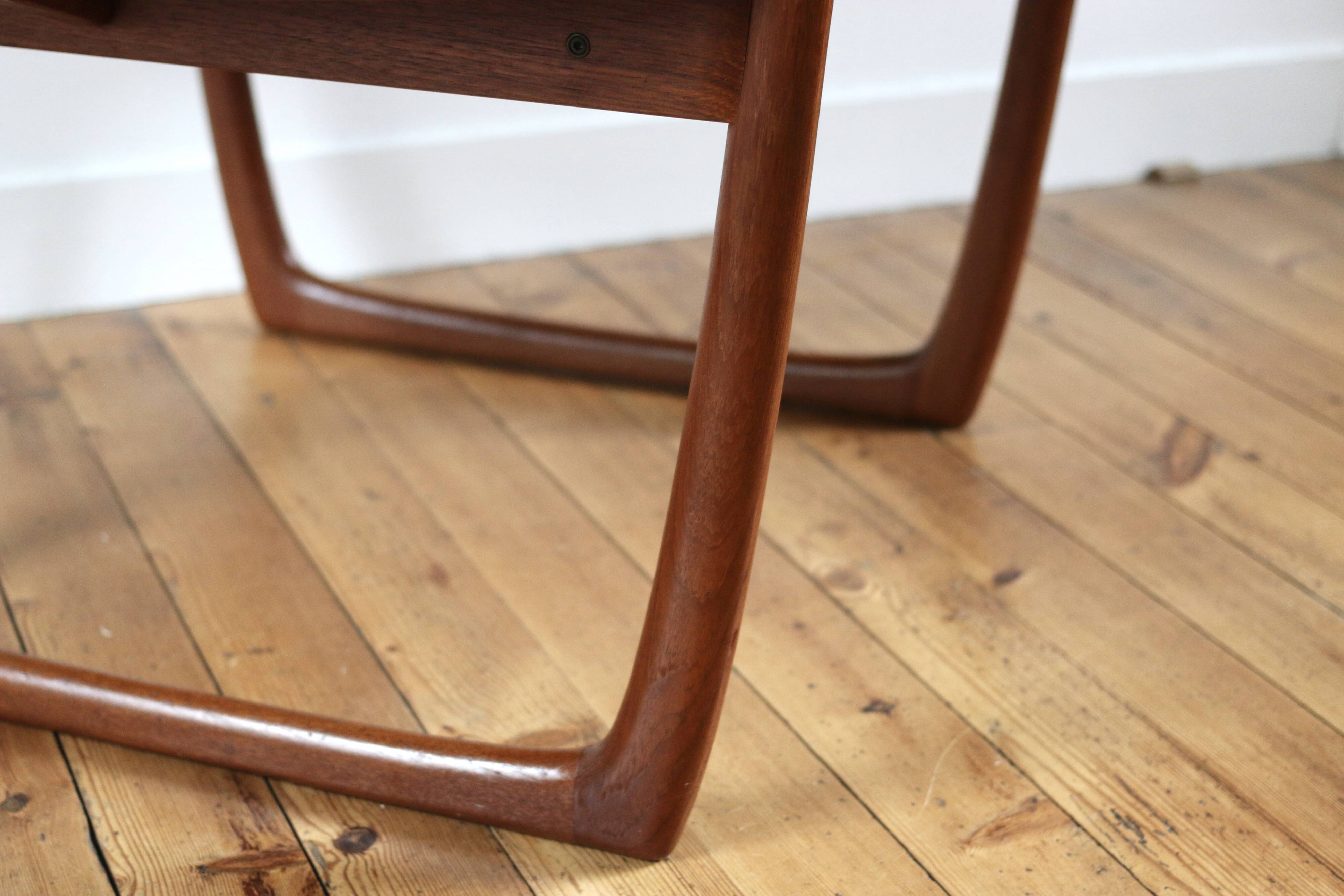 Scandinavian vintage teak coffee table Peter Hvidt and Orla Mølgaard, 1960s
