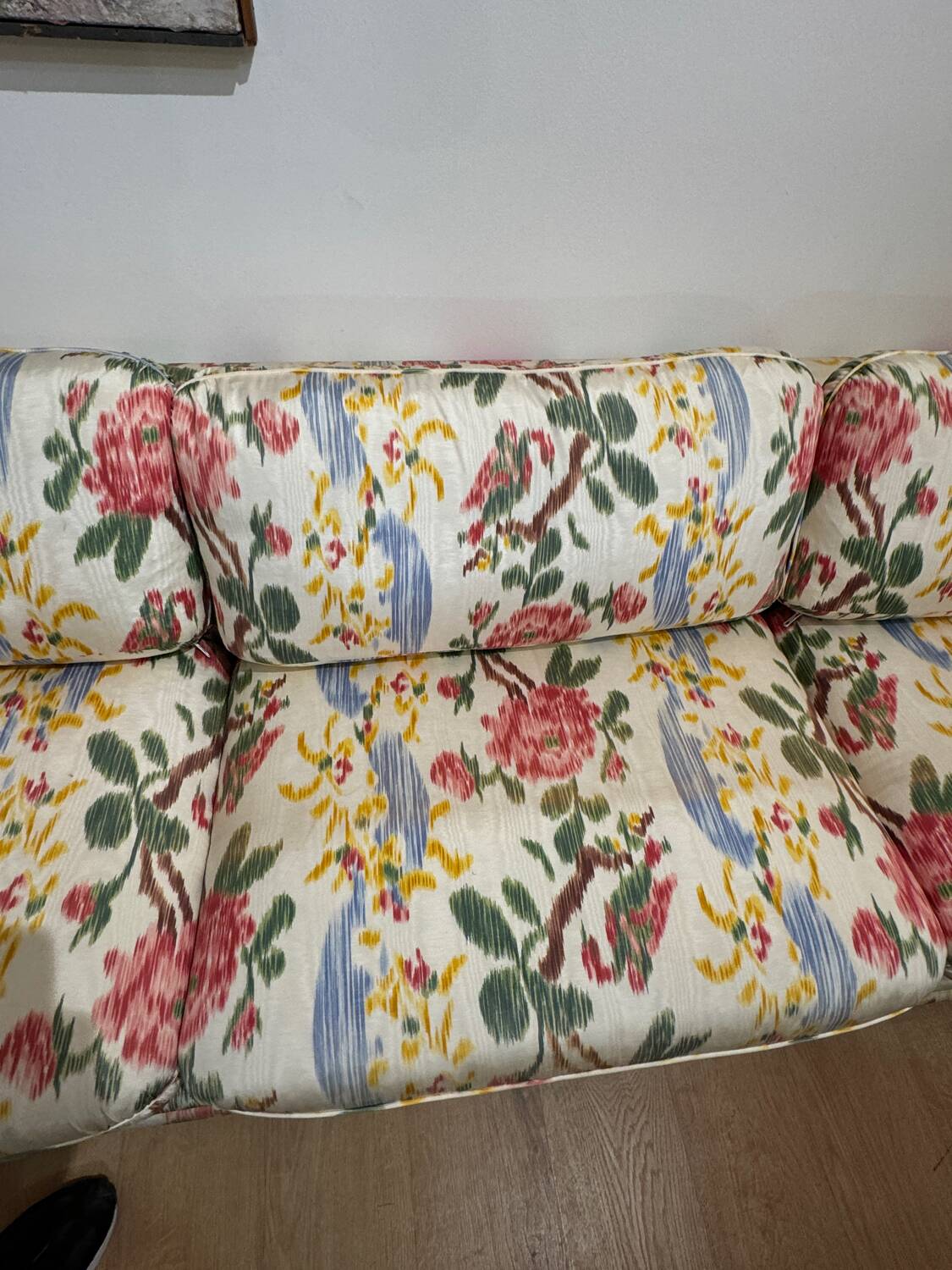 Vintage fabric sofa by Maison Pierre Frey
