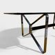 Smoked glass and chrome table design – Italian style from the 1970s