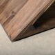 Gerrit Rietveld Zig Zag Chair is dark brown stained wood