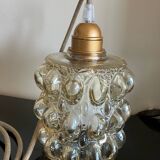 Vintage bubble glass pendant light