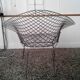 Diamond design chromed metal Chair Harry Bertoia Knoll early 1970s edition