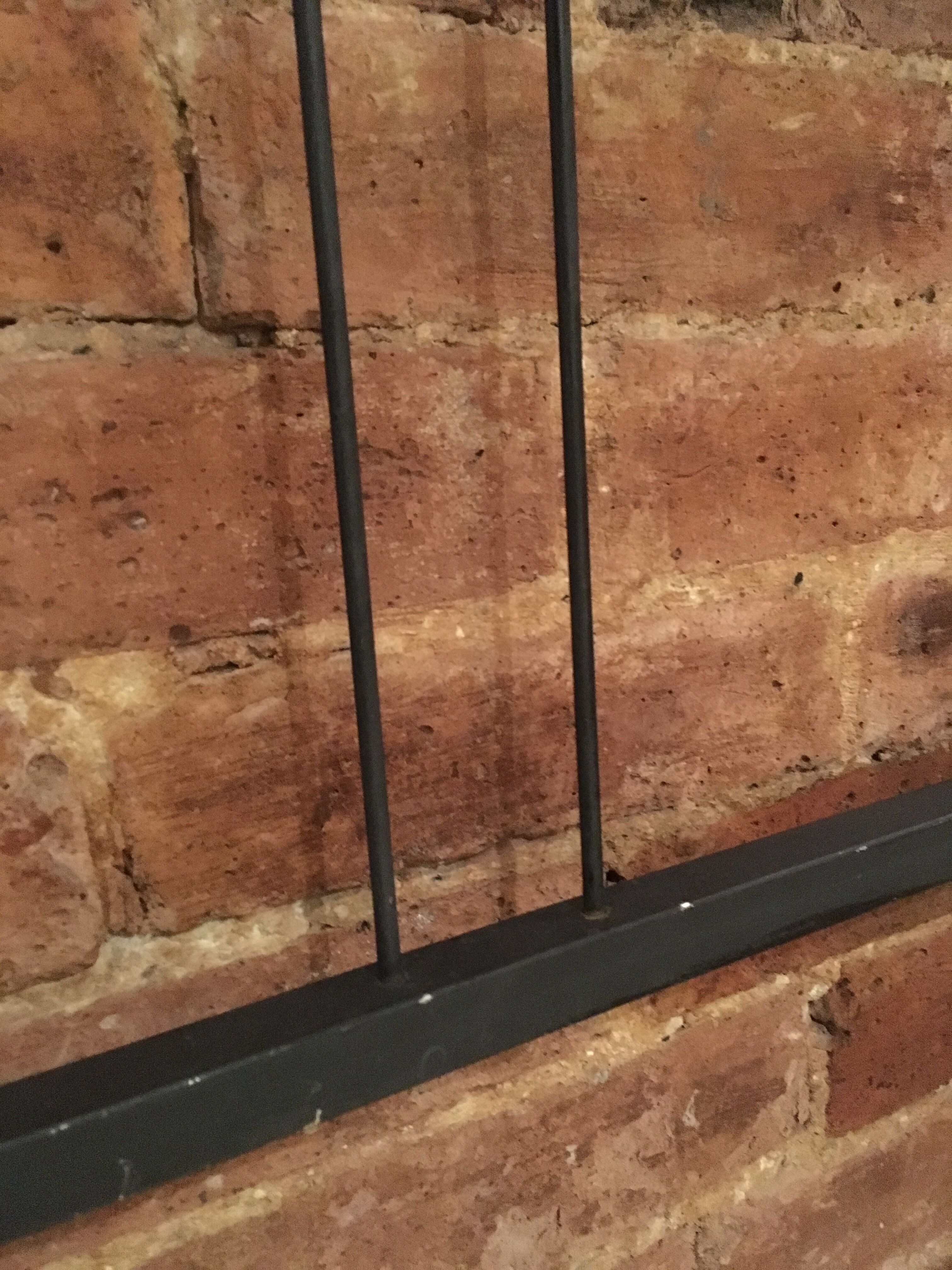 Wall coat holder in metal and wood 1960