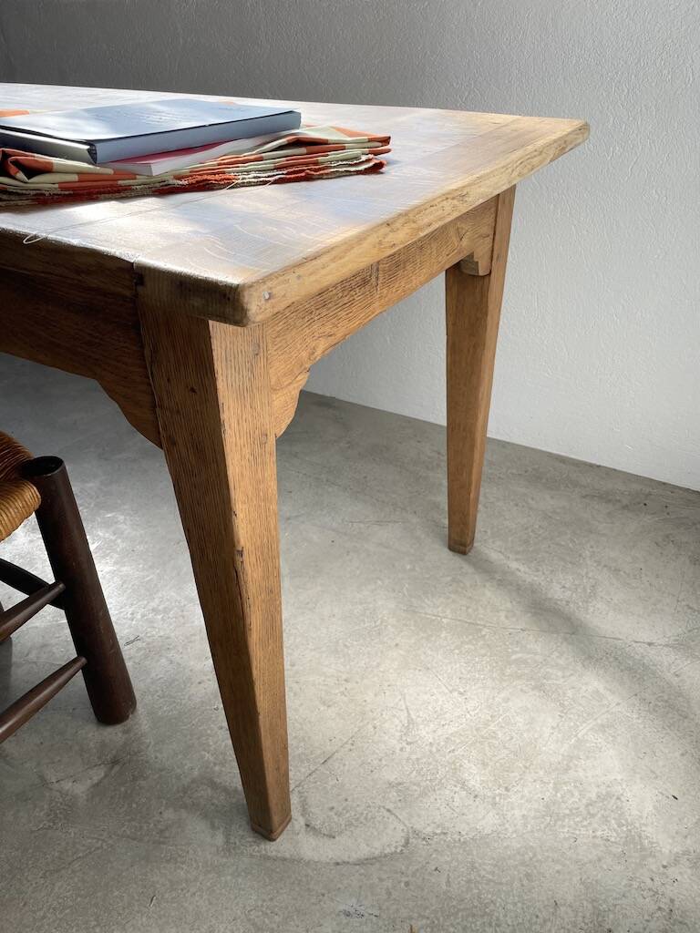 Oak farm table 220 cm
