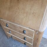 Antique English secretary display cabinet