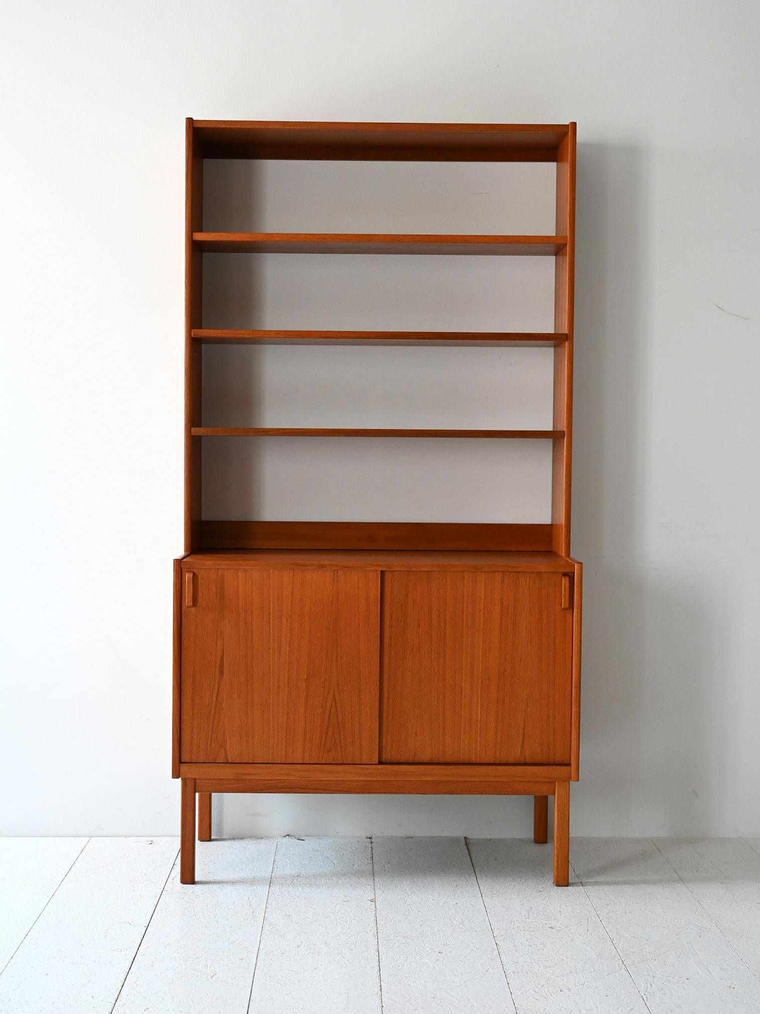 1960s Scandinavian Teak Bookcase by B. Fridhagen for Bodafors