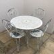 Wrought iron garden lounge
