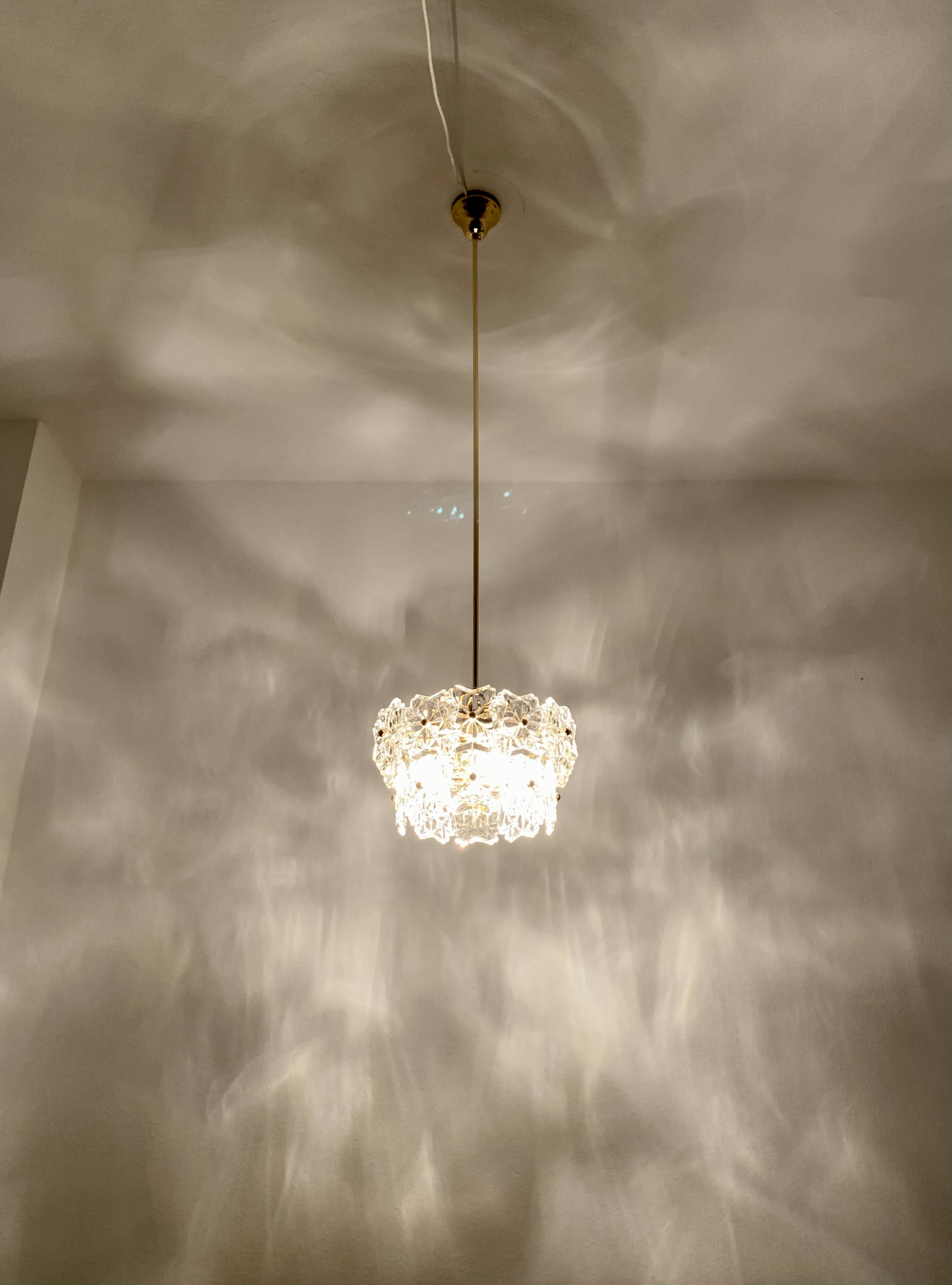 Crystal Glass Chandelier by Sölken