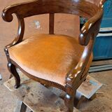 Walnut office chair