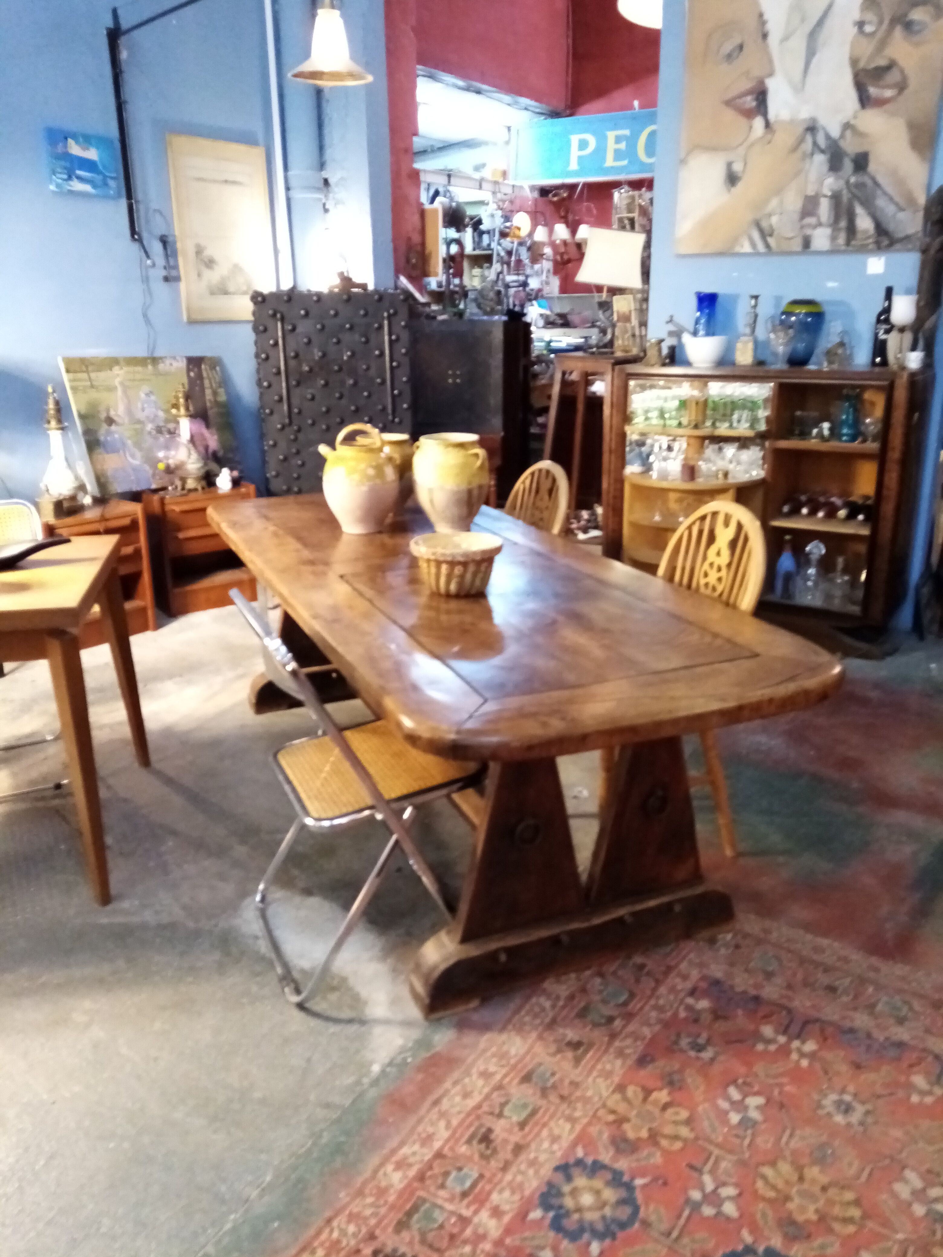 Brutalist farm table
