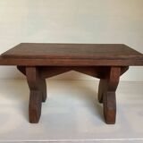 Small wooden stool bench step