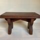 Small wooden stool bench step