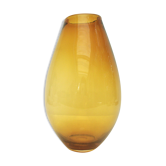 Vase années 60 en verre soufflé