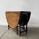 Antique Oak Drop Leaf Gate-leg Table with Barley Twist Legs