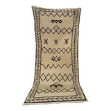 Handmade Moroccan Berber carpet 230 x 90 CM