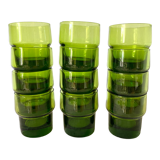 Vintage water glasses 70s