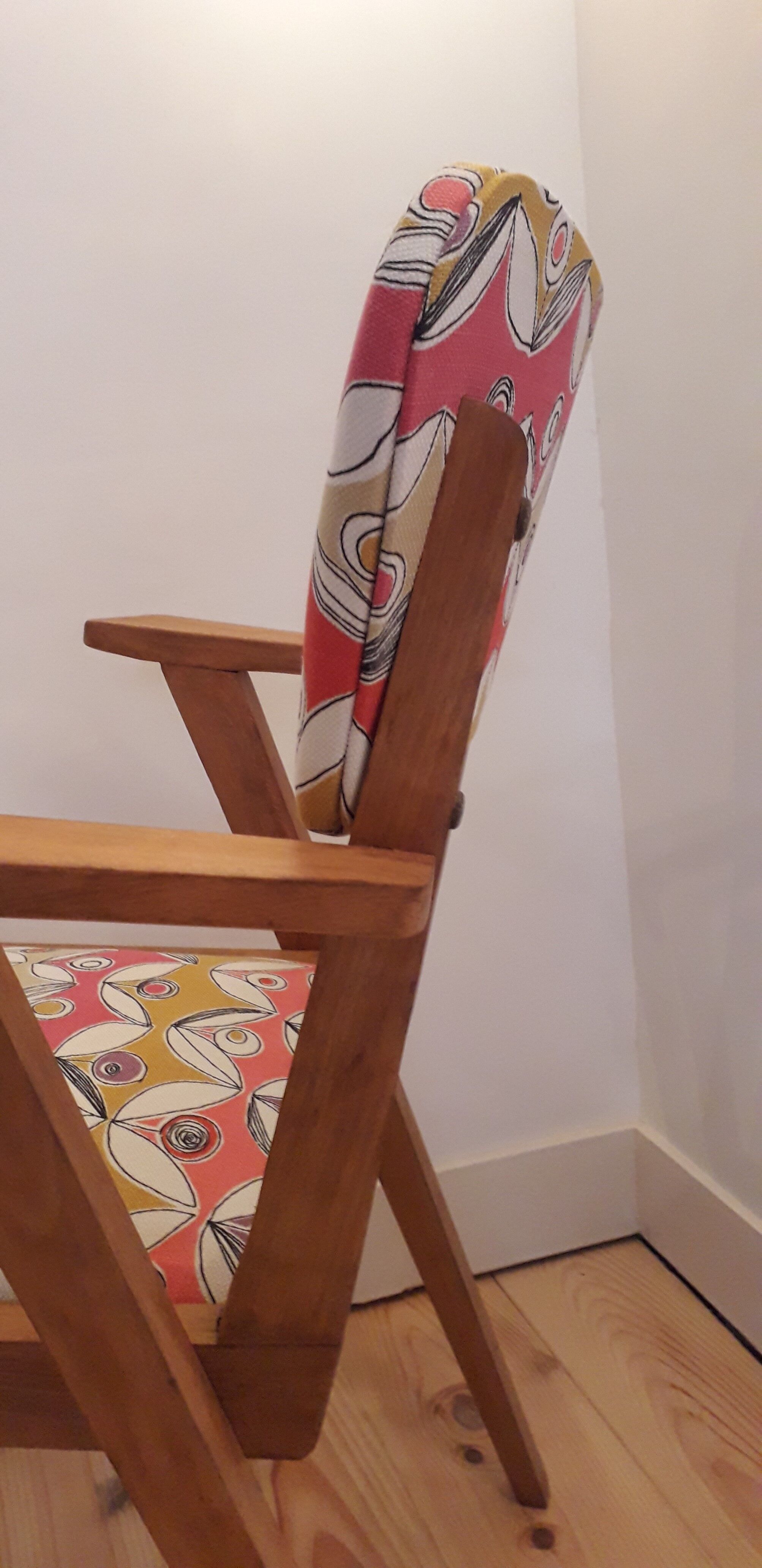 Armchair feet compass 60s