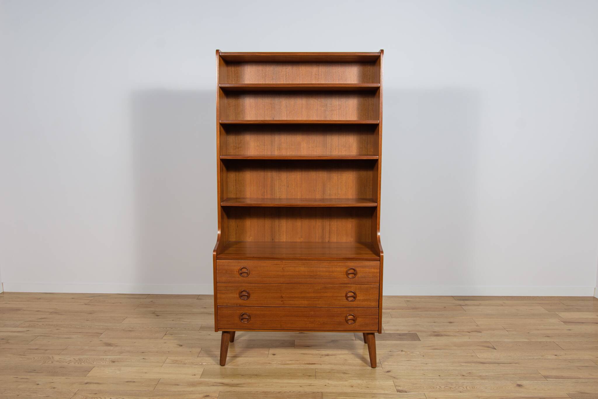 Mid-Century Teak Shelf, Denmark, 1970s
