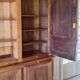 Library in solid cherry wood, Louis Philippe style.